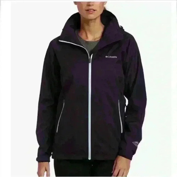 Columbia Women's Hot Thought Jacket Omni Heat Omni Tech Dark Plum Size L - Picture 1 of 11